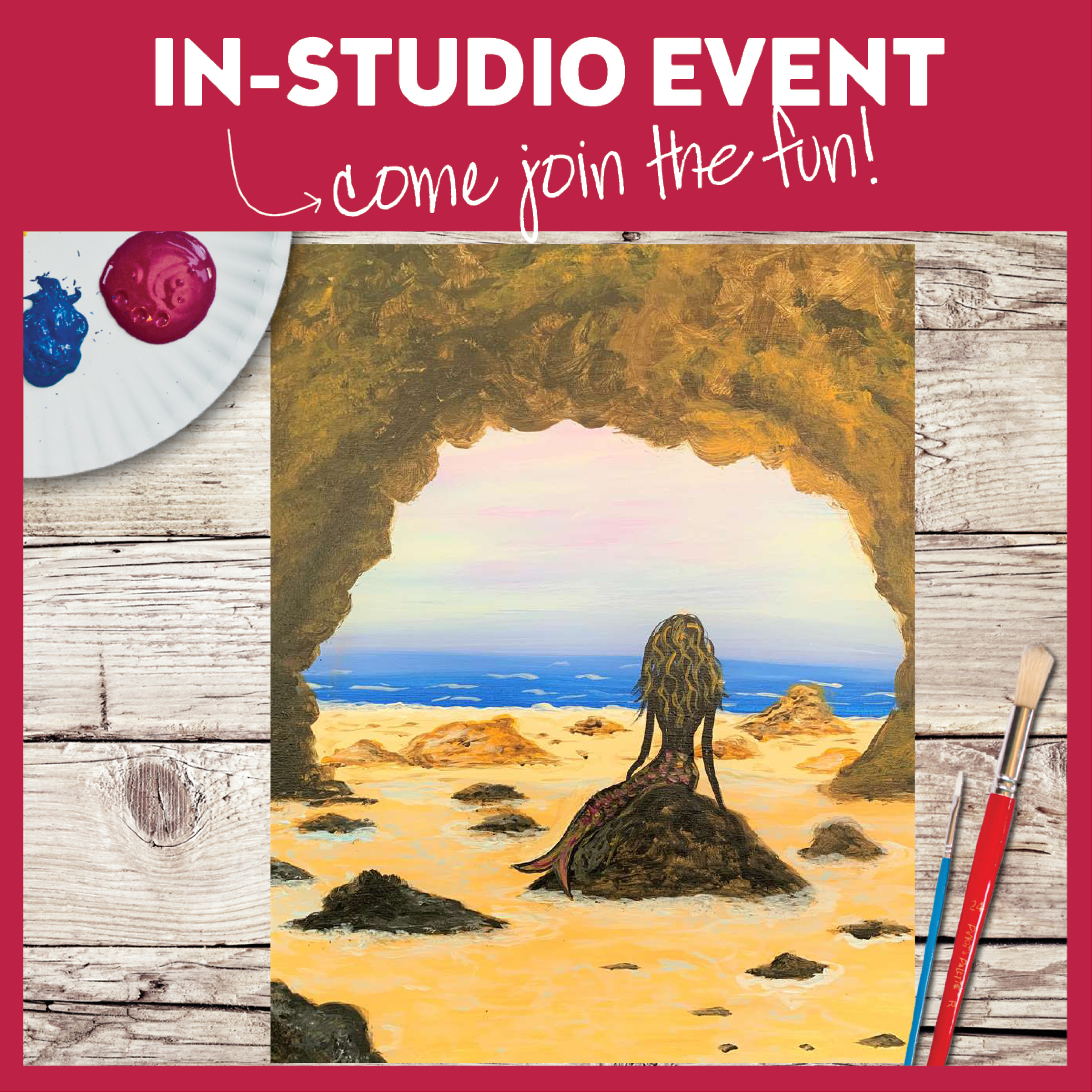 In Studio Class! Limited Seating!